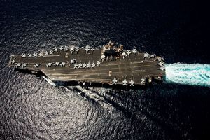 Pengerahan Kapal Induk dan Jet Tempur AS Terlacak di Dekat Iran, Begini Respons Teheran