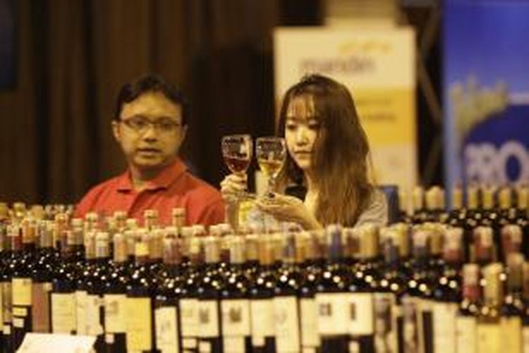 Wine & Cheese Expo 2014 diselenggarakan di La Piazza, Kelapa Gading, Jakarta Utara.