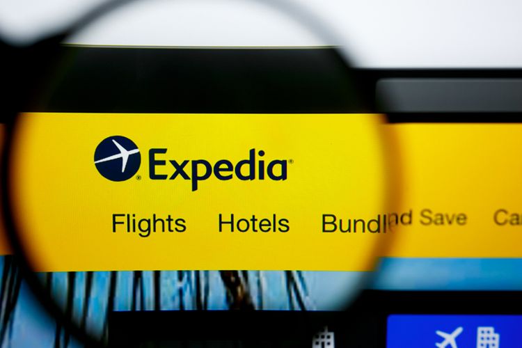 Ilustrasi agen perjalanan online Expedia. 