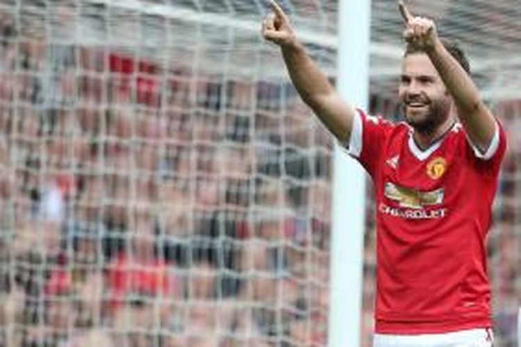 Gelandang serang Manchester United asal Spanyol, Juan Mata.