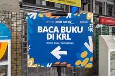 Pojok Baca di Stasiun Jakarta Kota, Bisa Baca Buku Gratis di KRL