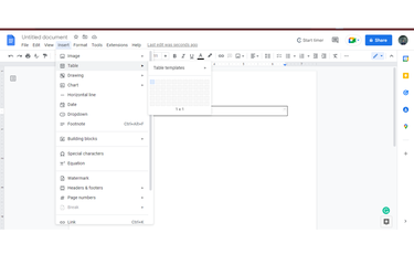 cara membuat text box di google docs