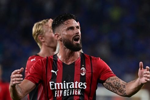 Profil Olivier Giroud, Pemain Perancis Ke-15 yang Cetak Gol untuk AC Milan di Liga Italia