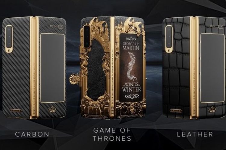 Ilustrasi Galaxy Fold edisi khusus Game of Thrones