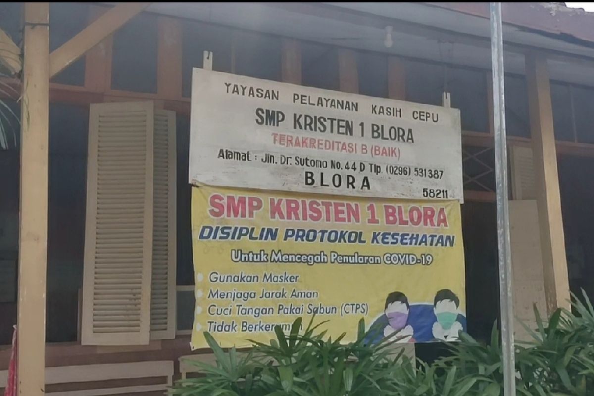 Kondisi SMP Kristen Blora
