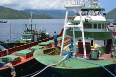 TNI AL  Tangkap 4 Kapal Nelayan Filipina di Perairan Morotai