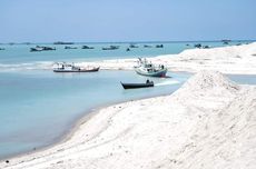 Sedimentasi di Pelabuhan Bangka Ciptakan Gunung Pasir, Nelayan Terhambat