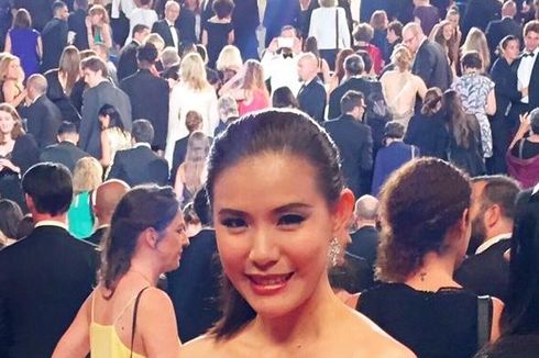 Di Karpet Merah Cannes, Rambut Olga Lydia Cuma Dikuncir