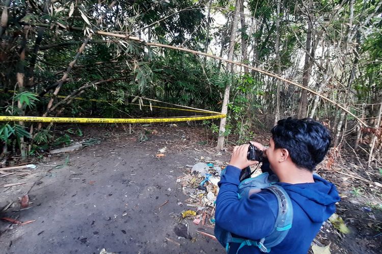 Lokasi Penemuan Kerangka di Kasihan, Bantul, Yogyakarta Senin (23/12/2019)