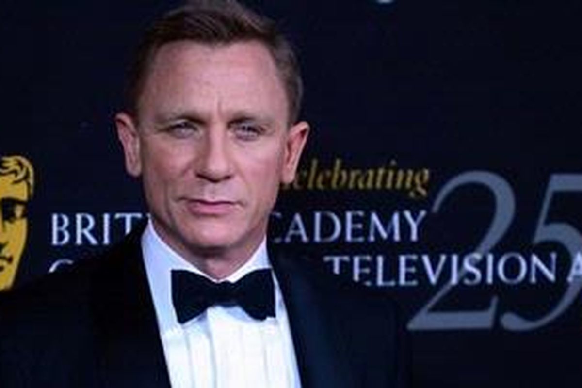 Aktor pemeran James Bond 007, Daniel Craig.