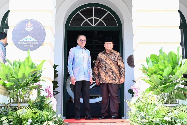Prabowo Sebut Indonesia-Malaysia Satu Barisan Dukung Kemerdekaan Palestina