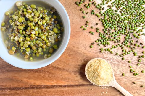 Resep Wedang Kacang Hijau Jahe, Sajikan dengan Tape Singkong