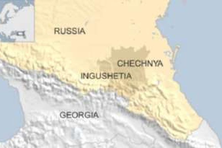 Peta Ingushetia.