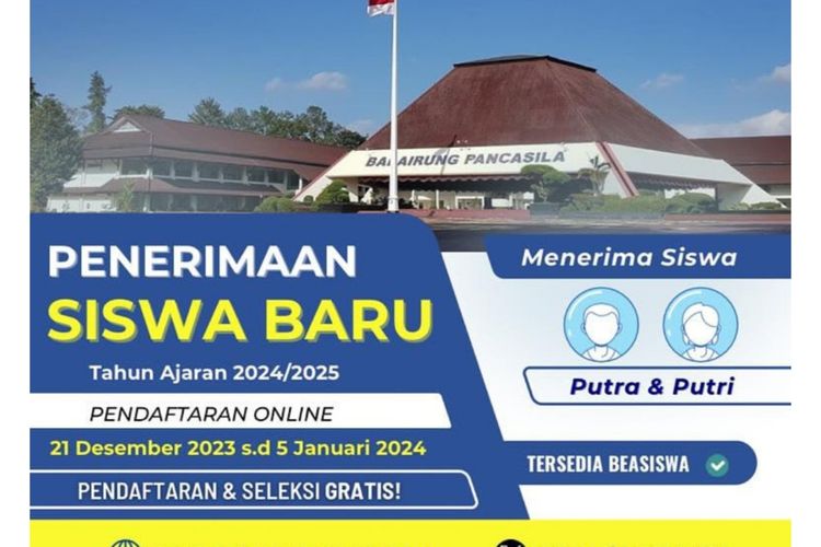 Pendaftaran SMA Taruna Nusantara 2024. 