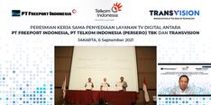 Dukung Digitalisasi Tambang, Telkom Sediakan Layanan TV Digital di Freeport Timika