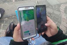 Diguyur Hujan, Pemburu Pokemon di Kawasan Monas Tetap Bertahan