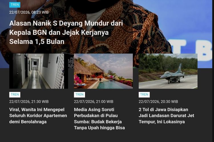 [POPULER TREN] Alasan Nanik S Deyang Mundur dari Kepala BGN | Kata Pakar soal Banyak Orang Lepas Status WNI