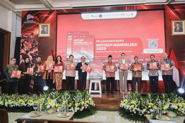 Luncurkan Buku MotoGP Mandalika 2025, Bappenas Tekankan Penguatan Ekosistem Industri Olahraga