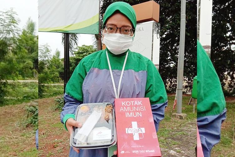 Garda terdepan penanganan covid-19 penerima Kotak Amunisi Imun