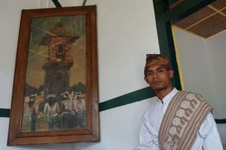 Lukisan Bung Karno tersimpan di Rumah pengasingan Bung Karno di Jalan Perwira, Ende, Flores, Nusa Tenggara Timur.