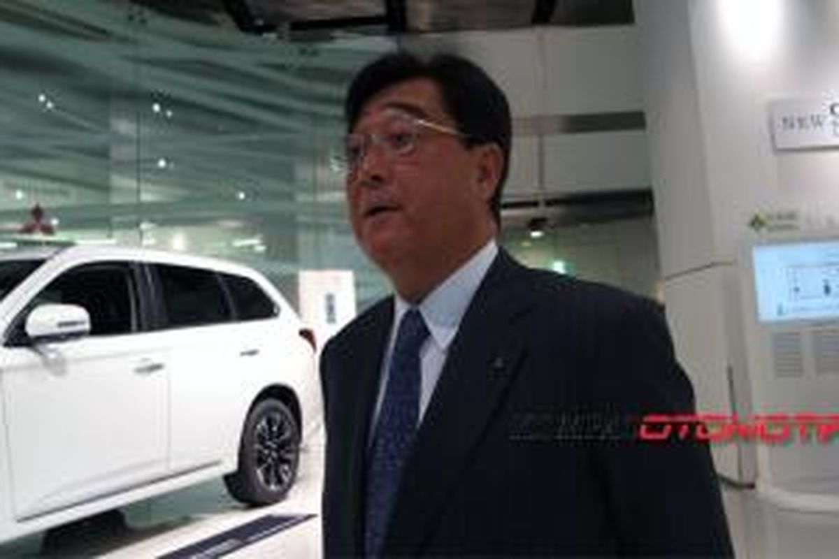 CEO Mitsubishi Motors Corporation (MMC) Osamu Masuko di Tokyo, Jepang, Selasa (27/10/2015).