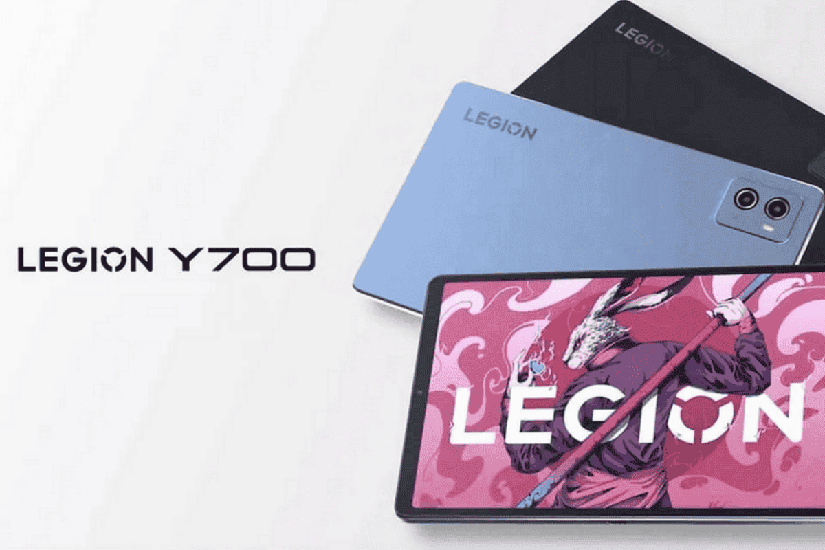 Ilustrasi tablet gaming Lenovo Legion Y700 2023.