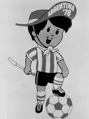 Gauchito, maskot Piala Dunia 1978 di Argentina.