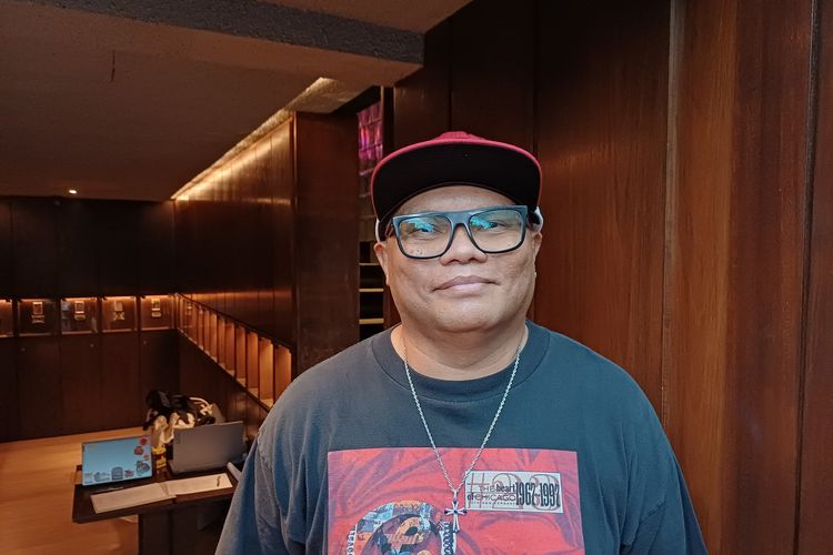 Doadibadai Hollo atau Badai saat ditemui usai konferensi pers GIFest di Jakarta Selatan, Rabu (20/8/2025).