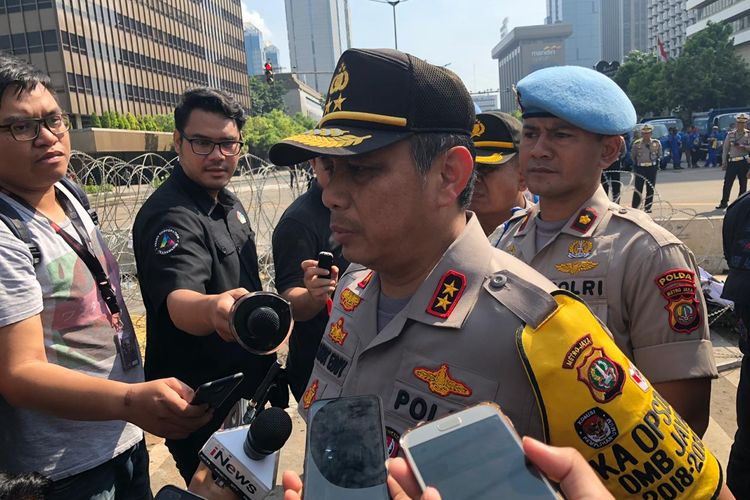 Kapolda Metro Jaya Gatot Eddy Pramono di Gedung Bawaslu, Jakarta Pusat, Kamis (23/5/2019). 