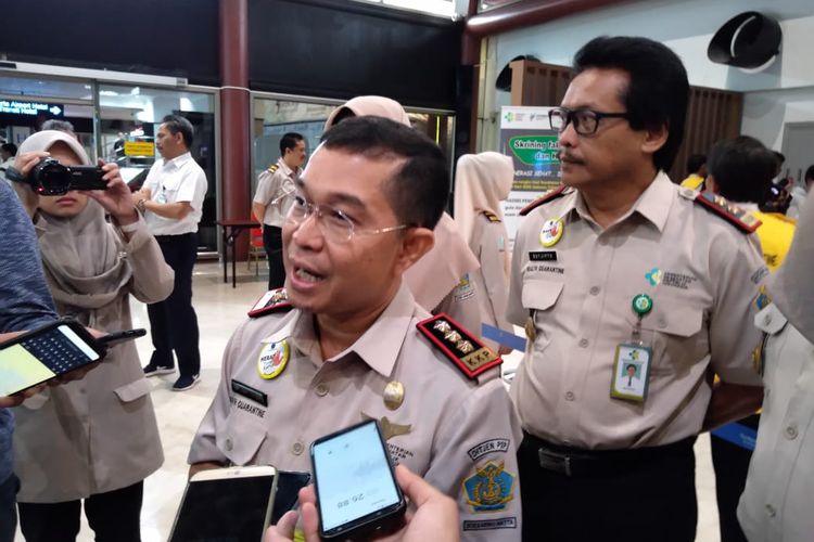 Kepala KKP Bandara Soekarno-Hatta, Anas Maaruf saat ditemui di Bandara Soekarno-Hatta Kota Tangerang, Selasa (10/12/2019)