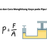 Rumus dan Cara Menghitung Gaya pada Pipa Pascal