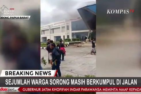 Kecewa Insiden Mahasiswa Papua di Surabaya, Warga Sorong Blokade Jalan