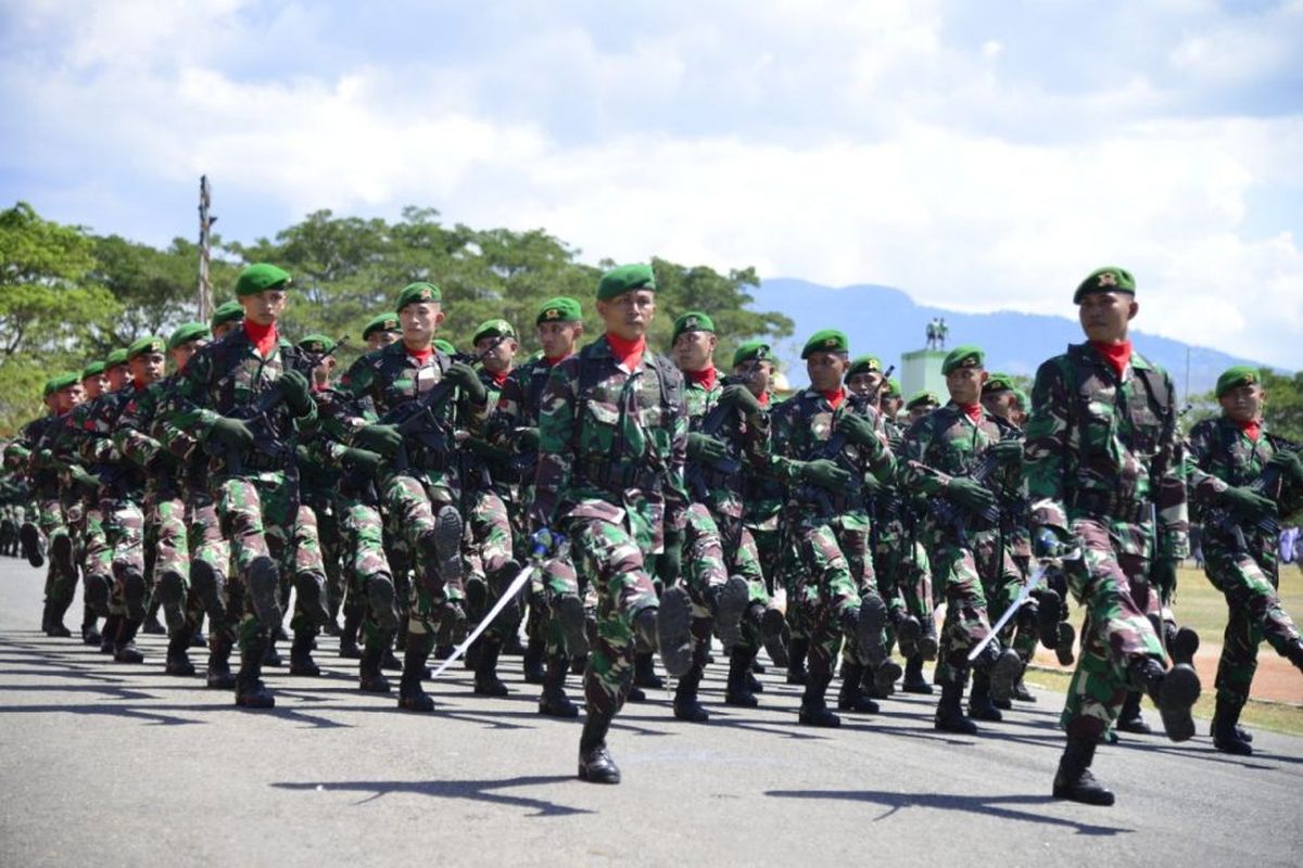 Ilustrasi prajurit TNI.