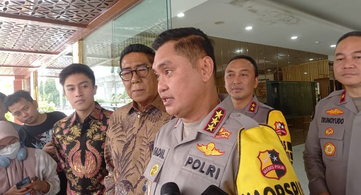 TPN Ganjar-Mahfud Datangi Mabes Polri, Klarifikasi Isu Perintah Kapolri Amankan Suara 02