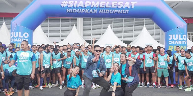 Perhelatan JULO Charity Run pada Minggu (3/7/2022) di kawasan Stadion Gelora Bung Karno, Jakarta sekaligus kampanye Siap Melesat.