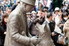 Setelah 90 Tahun, Akhirnya Hachiko Bertemu Tuannya