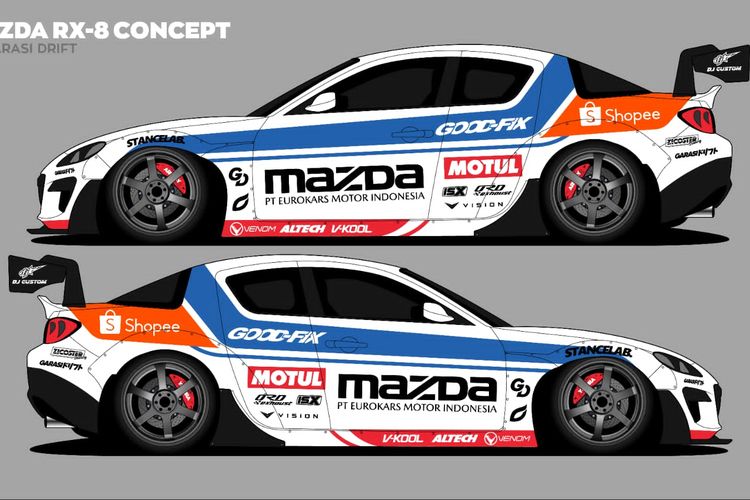Garasi Drift siapkan hadiah Mazda RX-8 yang telah dimodifikasi untuk para penggemarnya