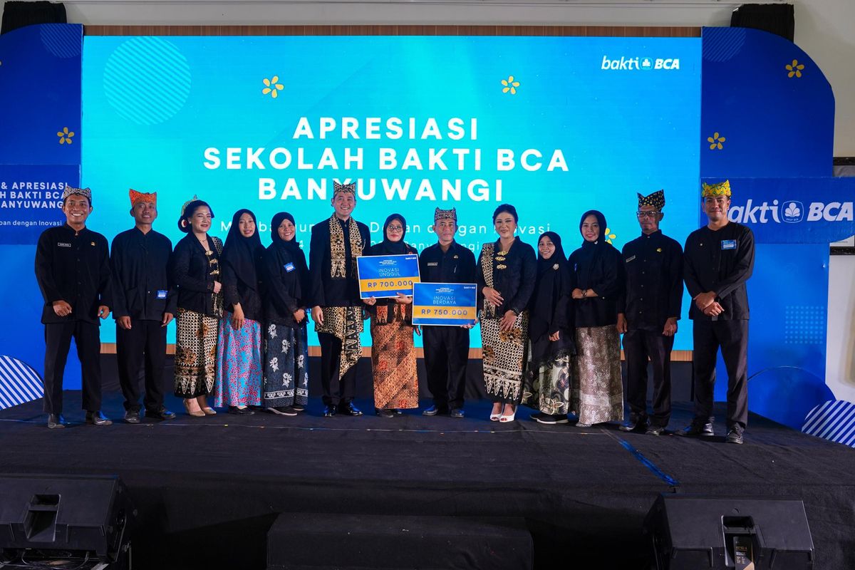 Gelar Karya Sekolah Bakti BCA dan Appreciation Day di Pendopo Sabha Swagata, Banyuwangi, Kamis-Jumat 23?24 Januari 2025.