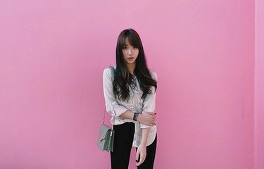 Idol Kpop asal Indonesia Dita Karang atau yang lebih dikenal sebagai Dita Secret Number.