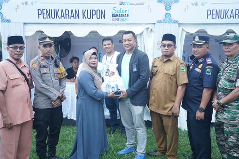 Di Safari Ramadhan BUMN 2024, Kementerian BUMN dan Bank Mandiri Jual 1.000 Paket Sembako Murah