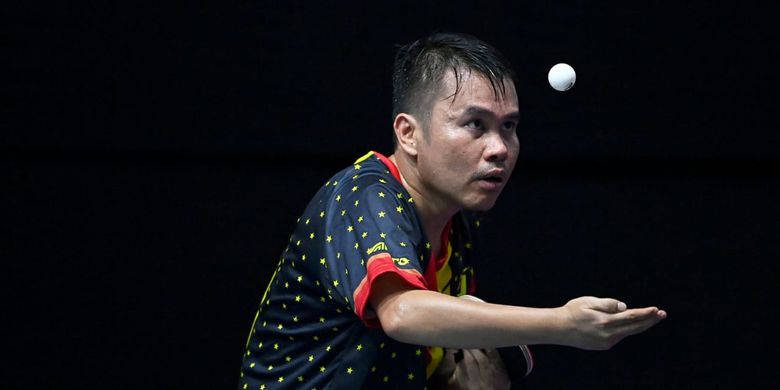 Atlet paratenis meja Indonesia, Komet Akbar, yang bertanding di Paralimpiade Tokyo 2020. 