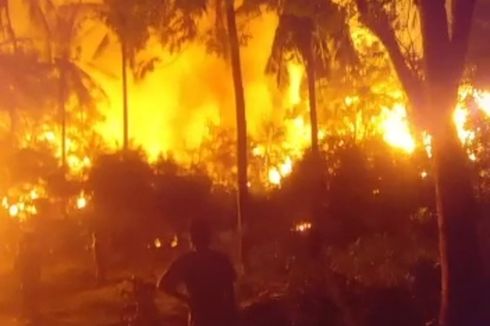 Hotel di Gili Trawangan Terbakar, Warga Berusaha Padamkan Api dengan Alat Seadanya