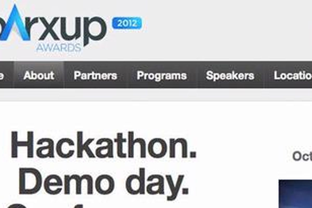 Screenshot situs Sparxup 2012