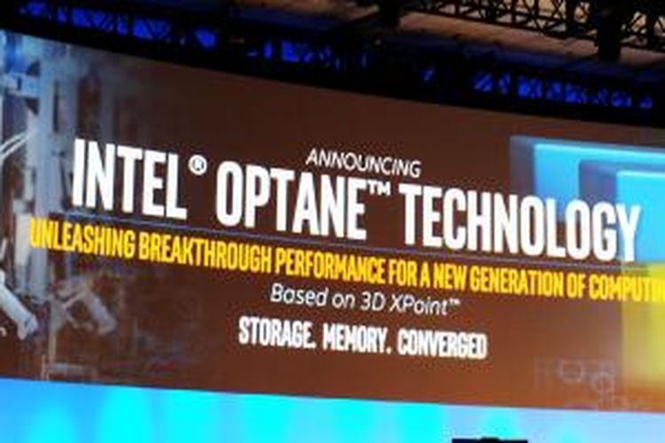 Intel Optane dikenalkan sebagai brand memori flash kncang yang mengusung teknologi 3D Xpoint Intel