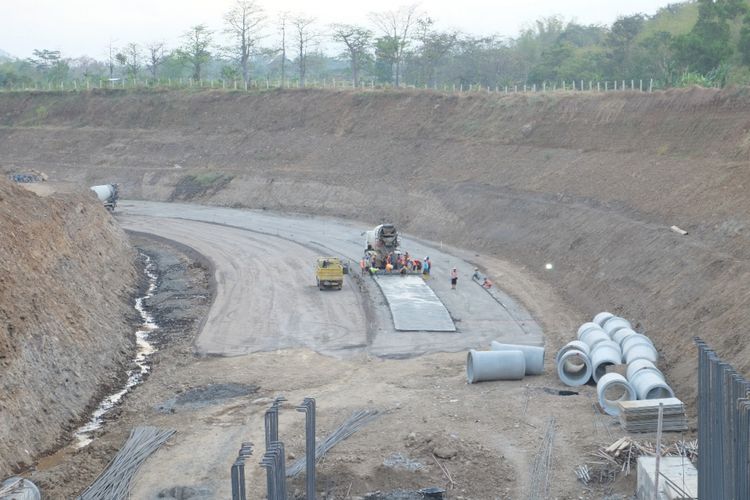 Progres Tol Pandaan-Malang per Senin (17/9/2018).