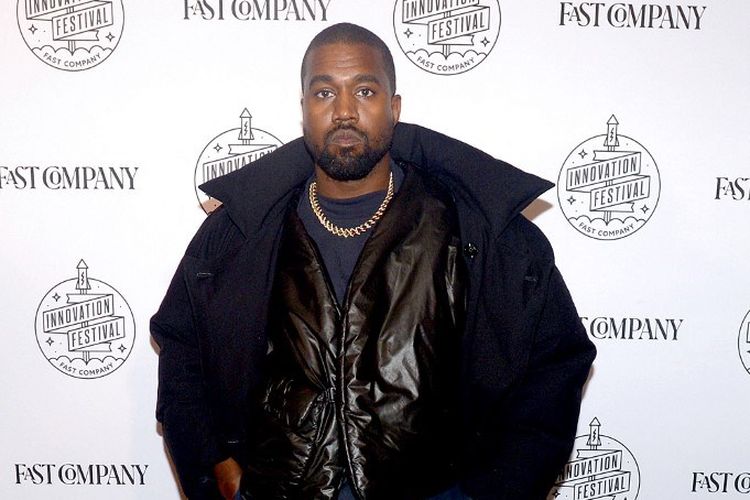 Rapper Kanye West menghadiri Fast Company Innovation Festival di New York City pada 7 November 2019. 