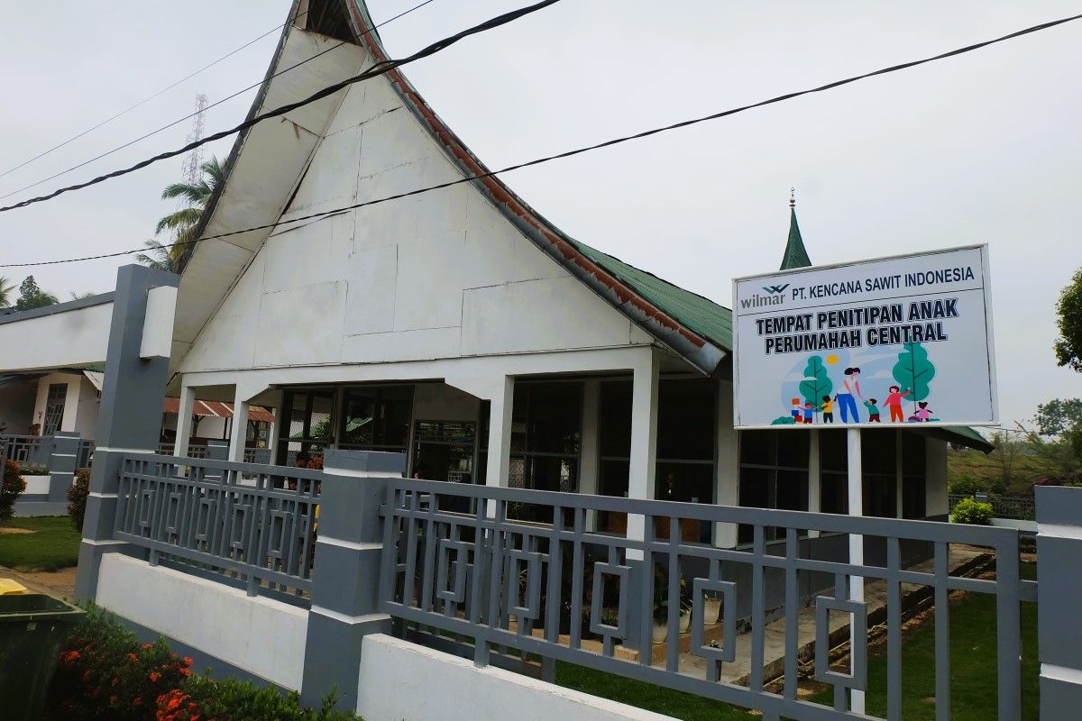 Salah satu dari 7 Tempat Penitipan Anak (TPA) yang berada di kawasan perumahan karyawan PT KSI. 