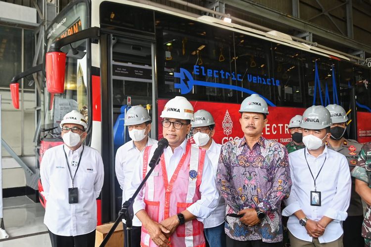 Bus Listrik Merah Putih INKA