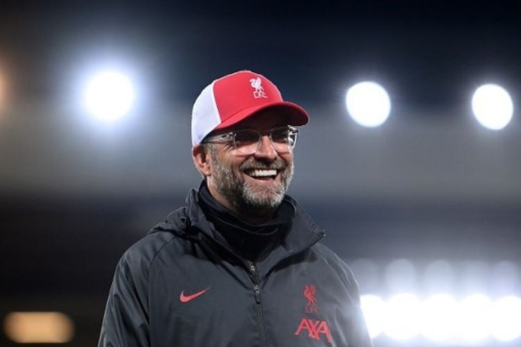 Ekspresi pelatih Liverpool, Juergen Klopp, setelah laga kontra Arsenal, Selasa (29/9/2020) dini hari WIB pada pekan ketiga Liga Inggris.