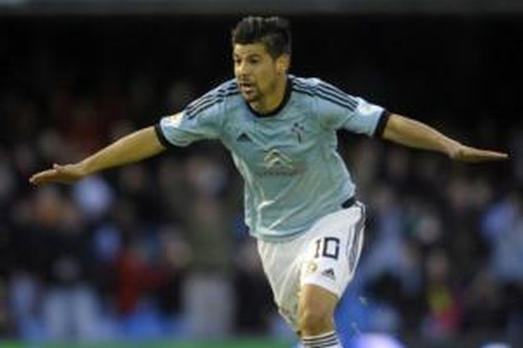 Pemain depan Celta Vigo, Nolito.